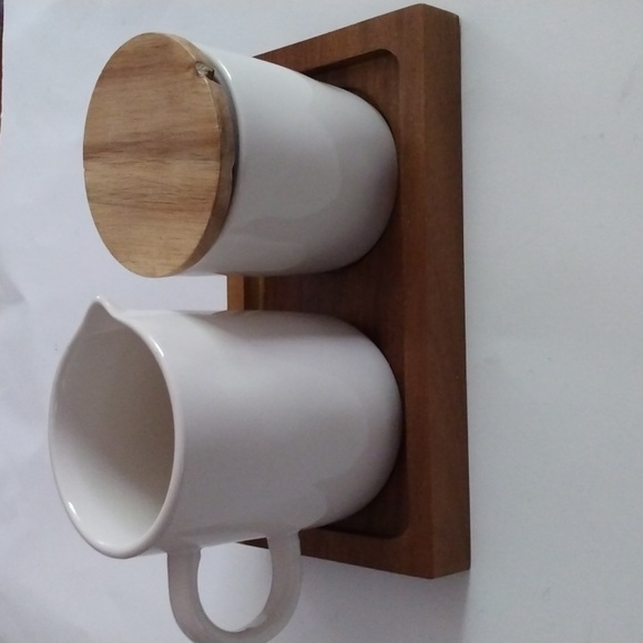 Rae Dunn GATHER COZY Sugar and Creamer Set - Picture 7 of 7